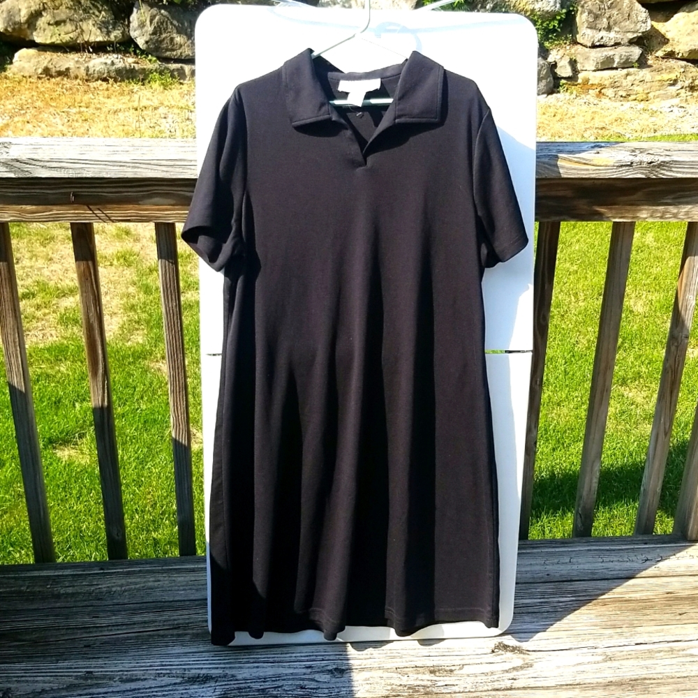 Black casual dress